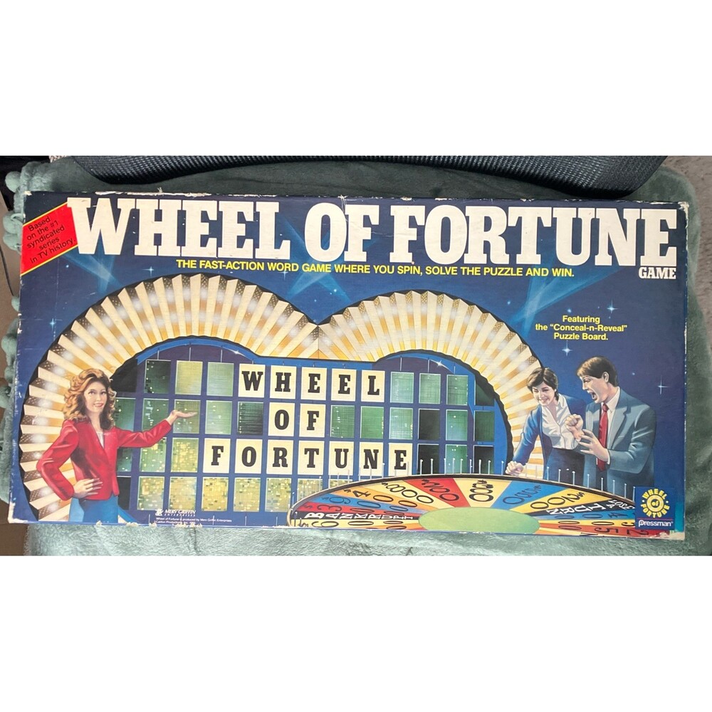 Wheel of Fortune 3rd edition 1985 Board Game